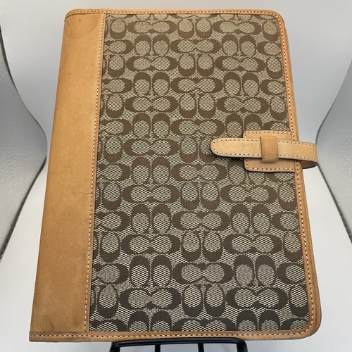 Coach signature canvas agenda - coach,